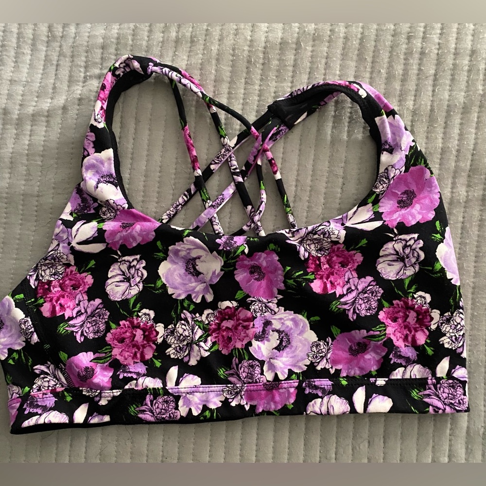 Cute as can be floral sports bra by Victoria Secret worn 1 time